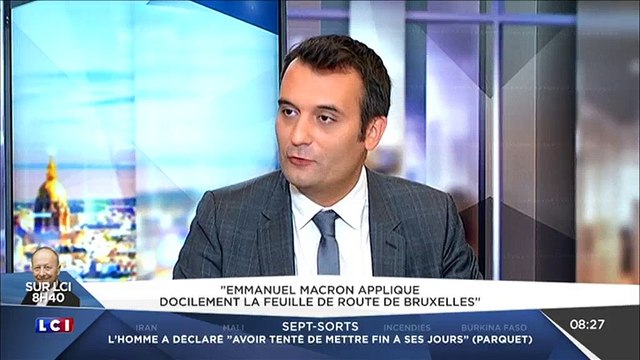 Le lapsus de Florian Philippot sur Marine Le Pen