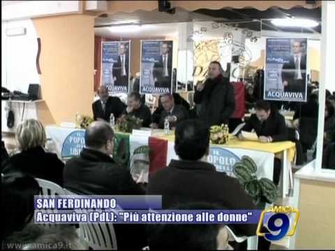 SAN FERDINANDO | Acquaviva (PdL): Piu' attenzione alle donne