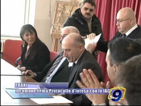 TRANI | firmato protocollo d' intesa con lo IACP