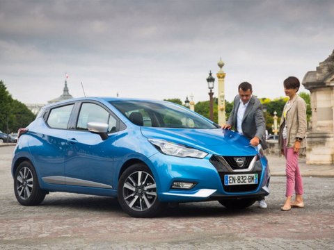 Franck Lagorce au volant de la Nissan Micra 2017 (diaporama vidéo)