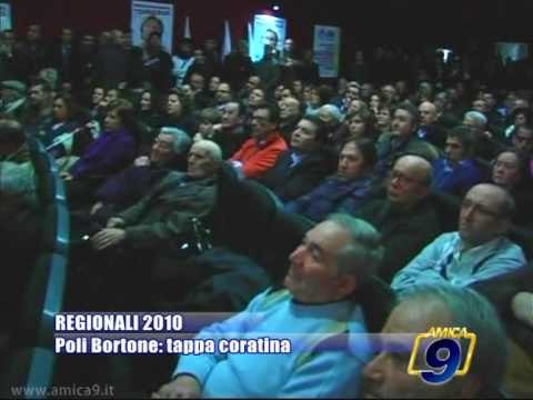 CORATO | Regionali 2010 | Poli Bortone: tappa coratina