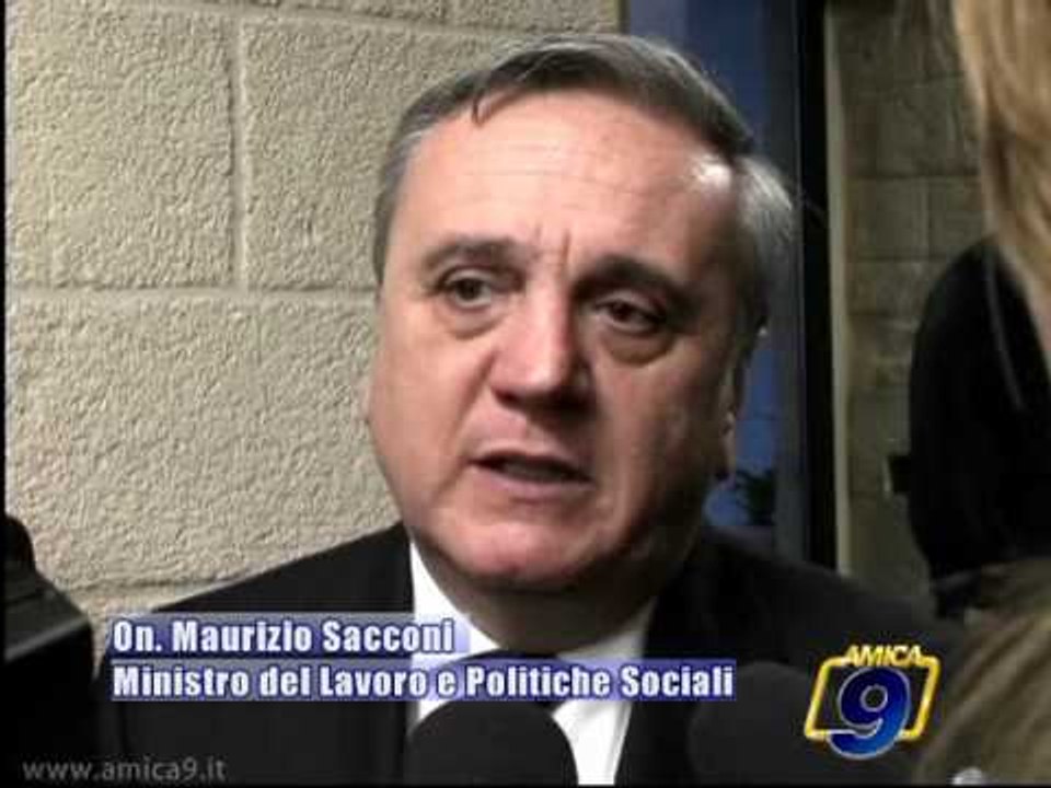 ANDRIA | Comunali 2010 | L'on. Sacconi per Nicola Giorgino sindaco