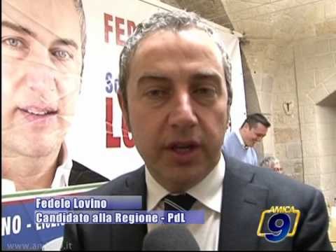 ANDRIA | Regionali 2010 | Fedele Lovino si presenta alla citta'