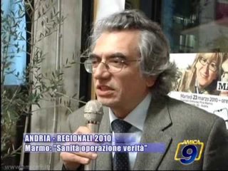 ANDRIA | Regionali 2010 |  Pina Marmo: "Sanita', operazione verita'"
