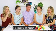 Gummy Food vs Real Food BUG EATING CHALLENGE ️ | Real Bugs or Gummy Worms Roulette