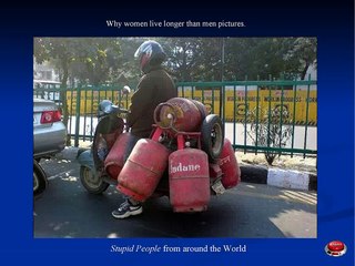 Why women live longer than men. Funny Video & Powerpoint presentation free download