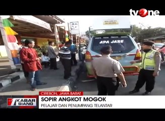 Sopir Angkot Mogok, Penumpang Terlantar