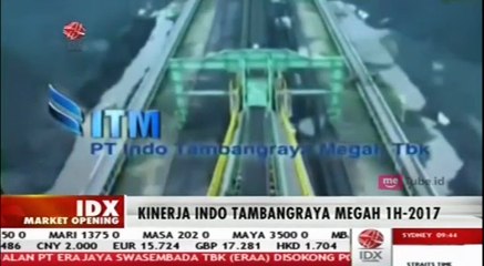 ITMG Catatkan Penjualan Bersih USD748,78 Juta