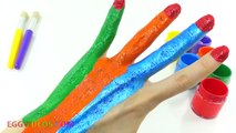 Corps enfants les couleurs la famille doigt pour Apprendre apprentissage garderie peindre rimes chanson vidéo eggv