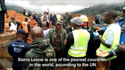 Sierra Leone mudslide kills hundreds