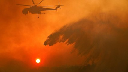Dry winds and hot weather stoke 90 fires in Greece