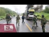 Detalles del enfrentamiento en Apatzingán / Titulares de la tarde