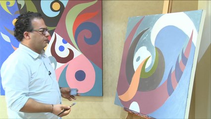 "هذا الصباح"-رقص الحروف "معرض فني بالحي الثقافي كتارا