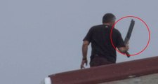 Esenyurt'ta Pompalı Tüfekle Binanın Çatısına Çıkan Şahıs Polis Tarafından Yakalandı