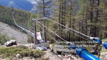 Could You Walk Across the World's Longest Pedestrian Suspension Bridge? | National Geographic