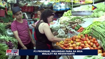 P3 program, inilunsad para sa mga maliliit na negosyante