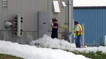 Malfunction leaves Maine airport covered in foam