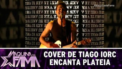 Cover de Tiago Iorc encanta plateia