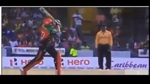 Shahid Afridi 5 Biggest Six in CPL T20  Out of Park- Cpl 2017