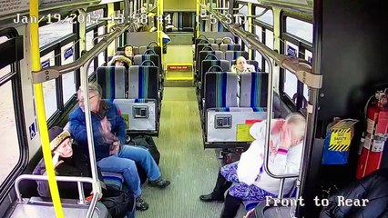 Unbelievable video shows passengers flying as truck crashes through bus in Syracuse