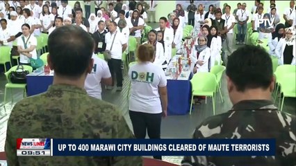 Up to 400 Marawi City buildings cleared of Maute terrorists