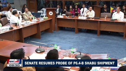 Senate resumes probe of P6.4-B shabu shipment
