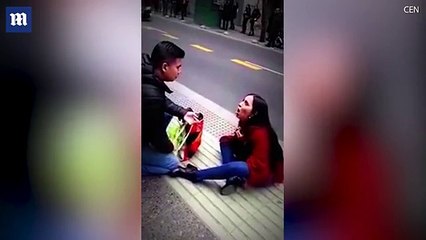 Chilean woman's proposal to boyfriend goes wrong