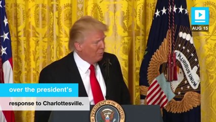 Three CEOs resign from Trump council over Charlottesville