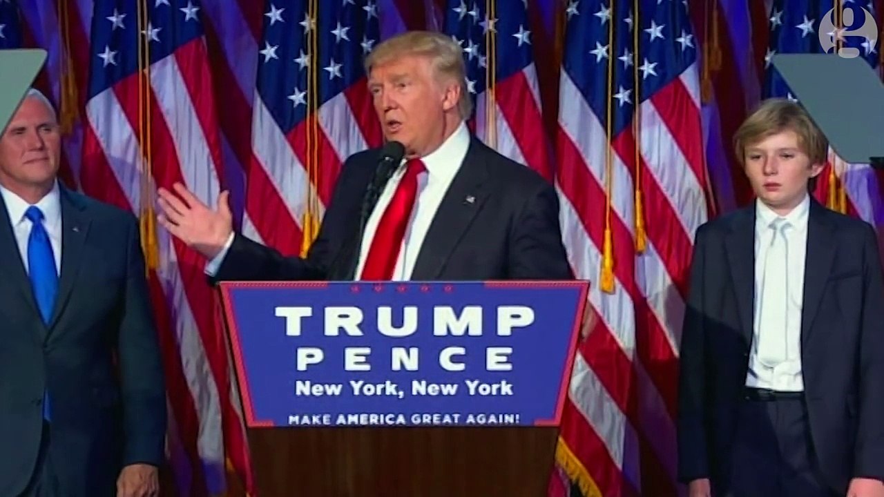 Donald Trumps victory speech in full – video