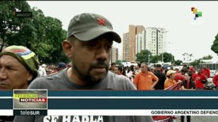 Venezolanos marchan por la soberanía e independencia nacional