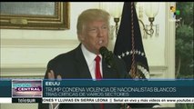 EEUU: Trump condena violencia racista tras críticas de varios sectores