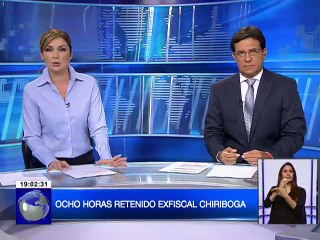 Ex Fsical Chiriboga fue retenido por ocho horas