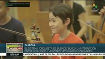 Violinista venezolano dirige orquesta de niños refugiados en Suecia