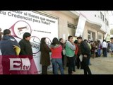 Largas filas en módulos del INE para tramitar credencial de elector / Vianey Esquinca
