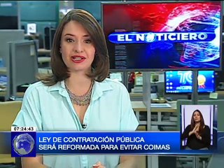 Ley de Contratación Pública será reformada para evitar coimas