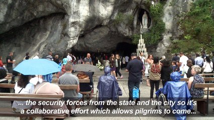 25,000 pilgrims in Lourdes for pilgrimage of the Assumption