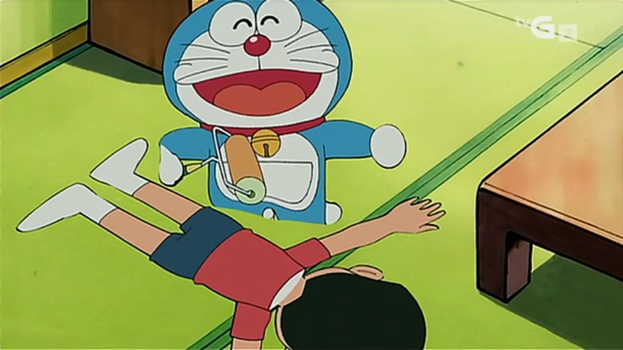 Doraemon (2005) - Mini historieta: A apisoa plana