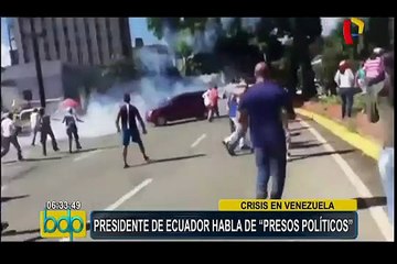 Ecuador: Lenín Moreno asegura estar preocupado por crisis en Venezuela