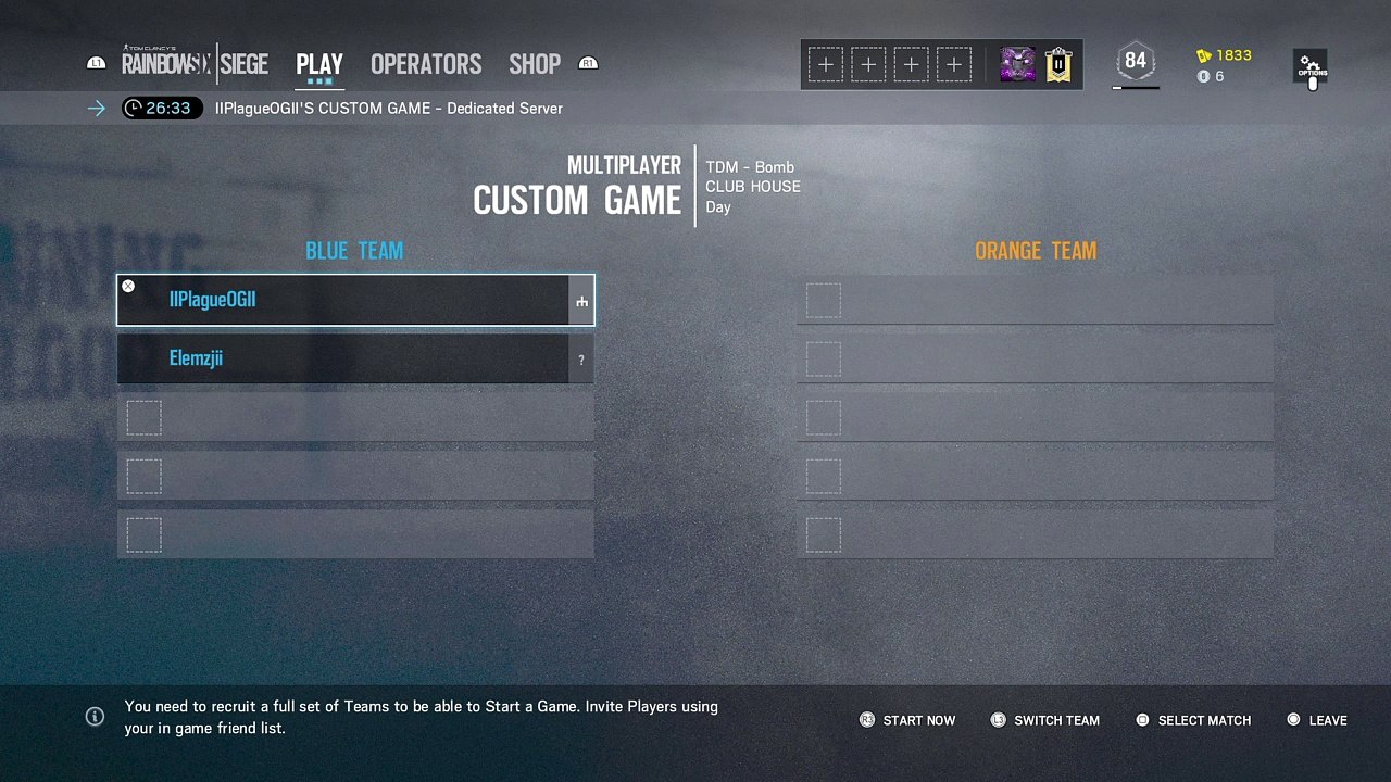 Rainbow Six Siege No show