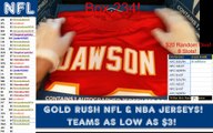 Gold Rush 2016 Autograph Football Jersey Box 1 Case 27 Len Dawson