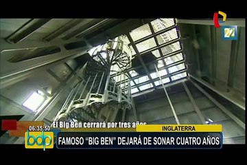 Inglaterra: famoso "Big Ben" dejará de sonar por cuatro años