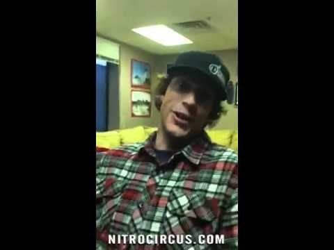 Travis Pastrana Filling out NASCAR Application