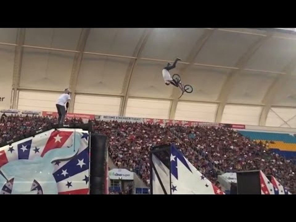 World First BMX Double Grab Front Flip