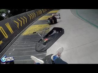 Downhill Luge with Tommy & Crum