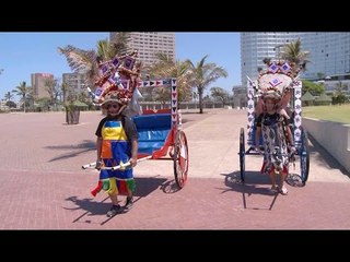 Pulling Rickshaws in South Africa