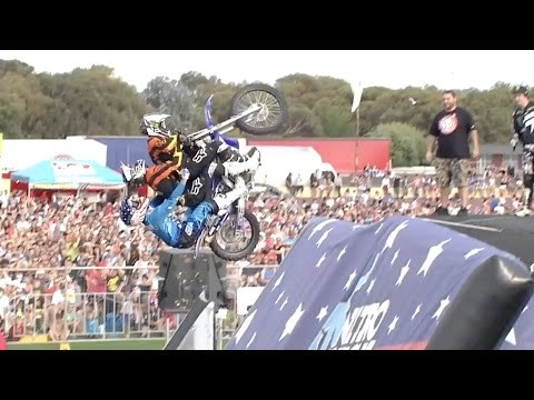 World's First 3-Person FMX Backflip - Cam Sinclair