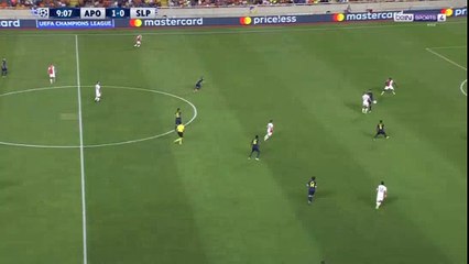 Efstathios Aloneftis Awesome Chip Goal vs Slavia Prague (2-0)