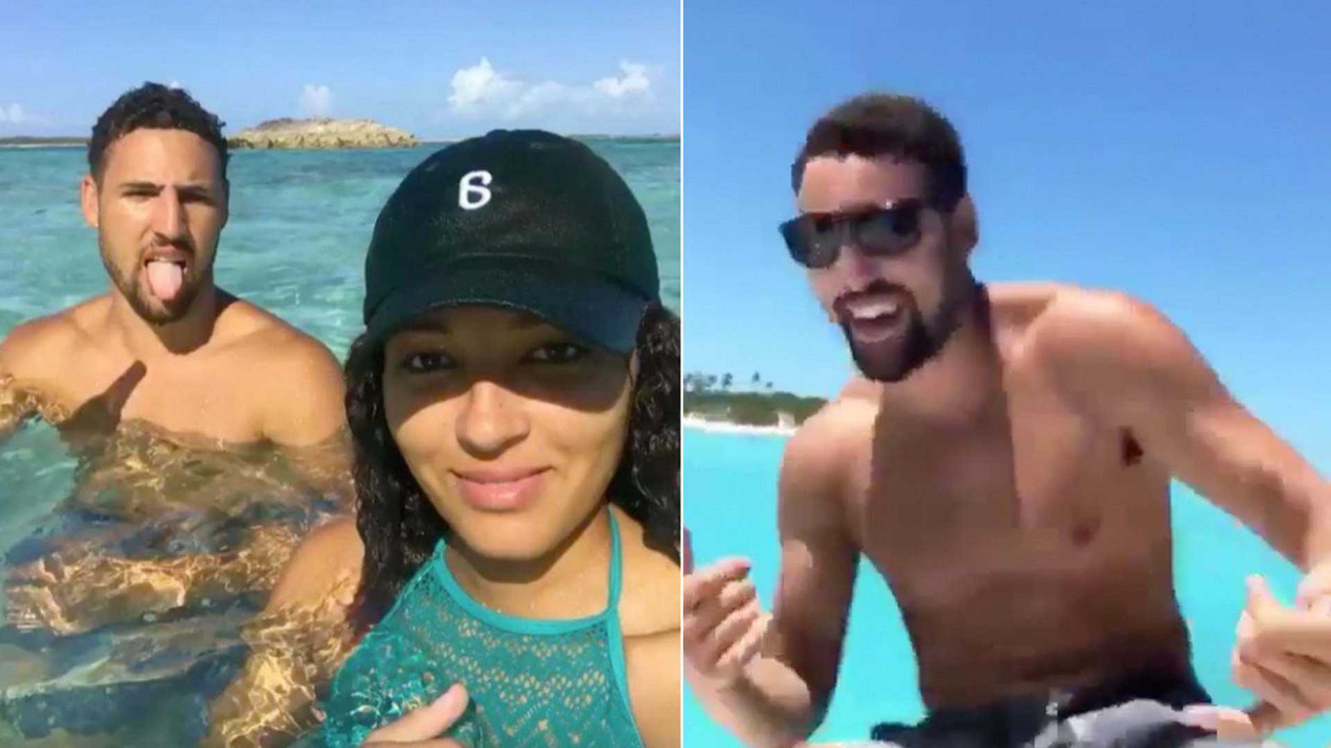 Klay Thompson Is Living His Best Life On His Boat