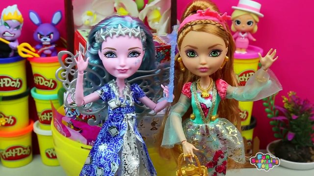 GIANT Farrah Goodfairy Surprise Egg Play Doh | Ever After High My Little Pony Frozen Disne