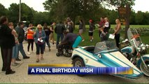 Motorcyclists Honor Lifelong Harley-Davidson Fan With One Last Ride